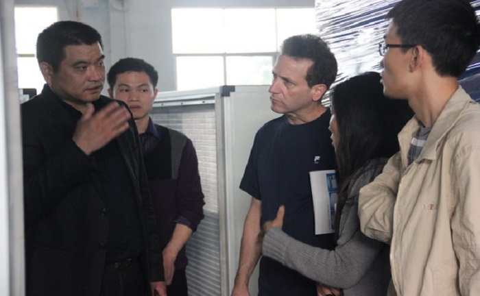 熱烈歡迎美國客戶來我司參觀考察