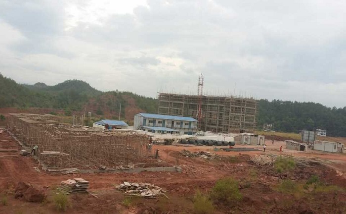 祝賀江西歐博工業(yè)園一期工程建設完成