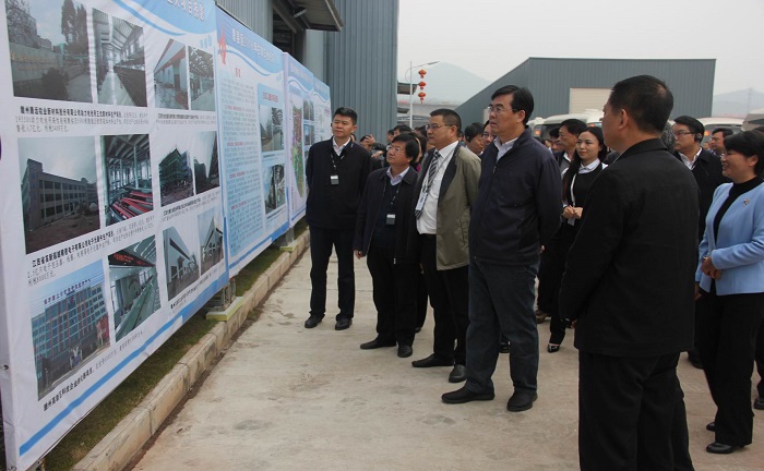 熱烈歡迎江西省委常委、市委書記李書記一行領(lǐng)導蒞臨歐博視察指導工作